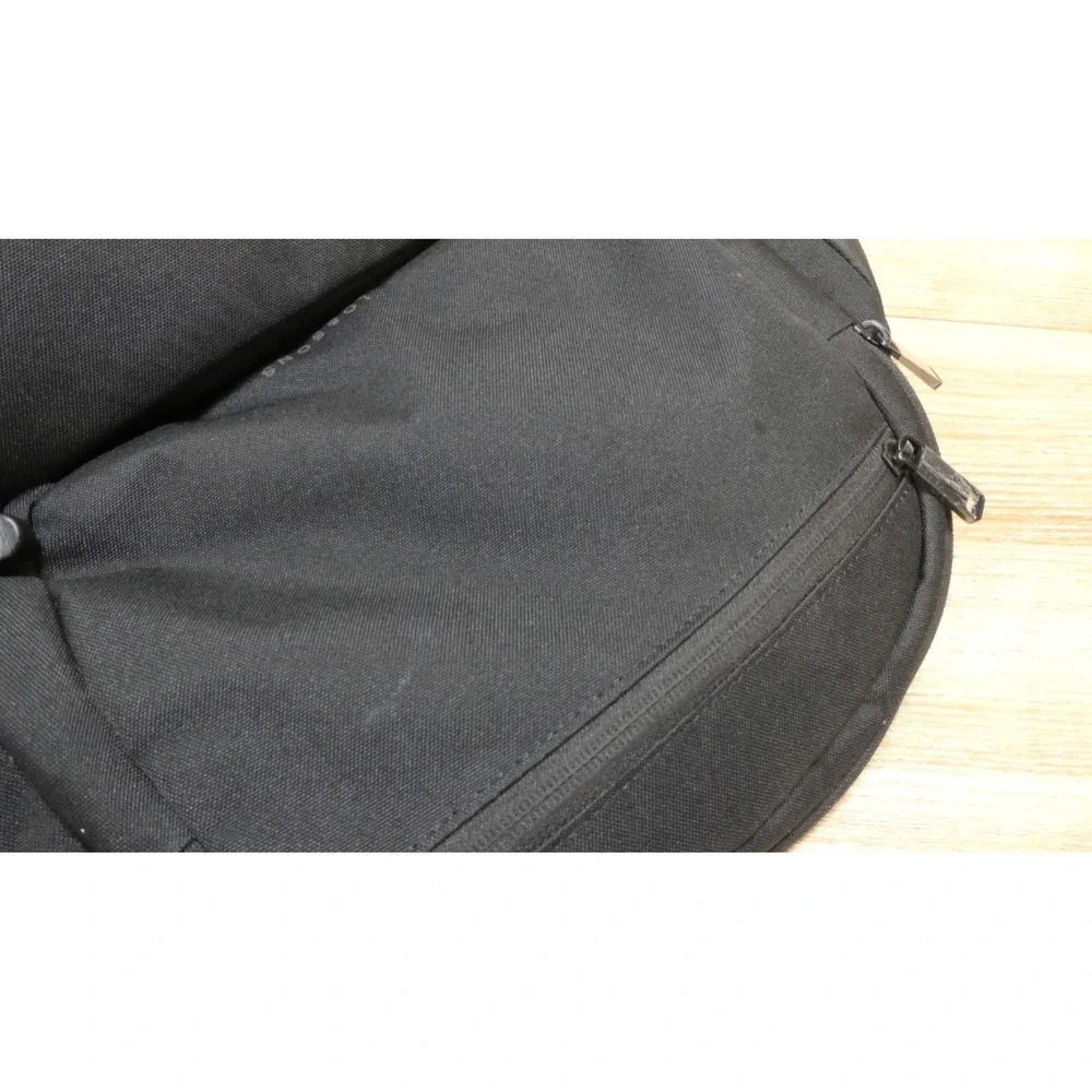 LO & SONS Hakuba Padded Laptop Backpack in Black - Multi Pocket Organizer NWT
